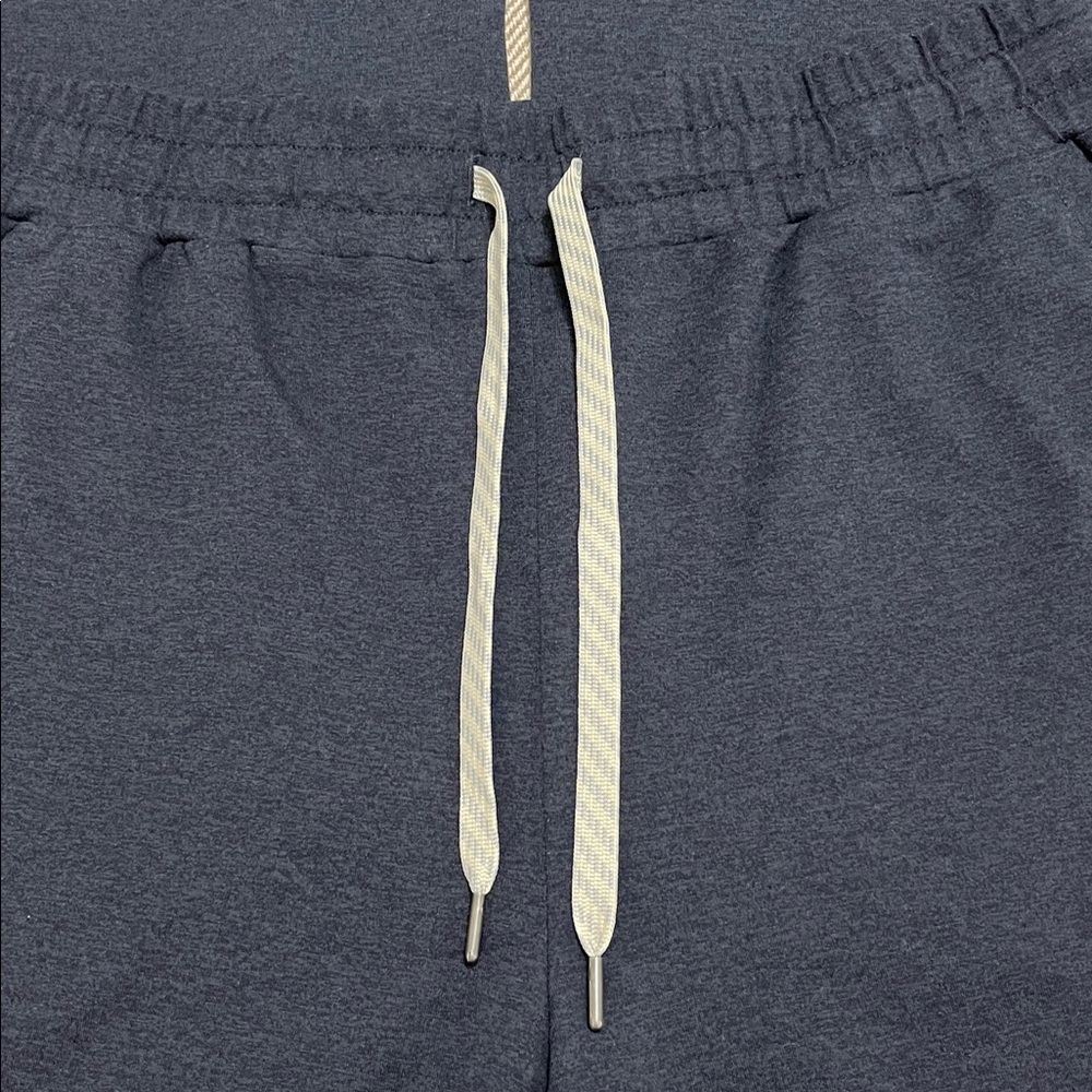 Vuori Halo Essential Cargo Wideleg Pants Midnight Heather Blue Small - Picture 9 of 16